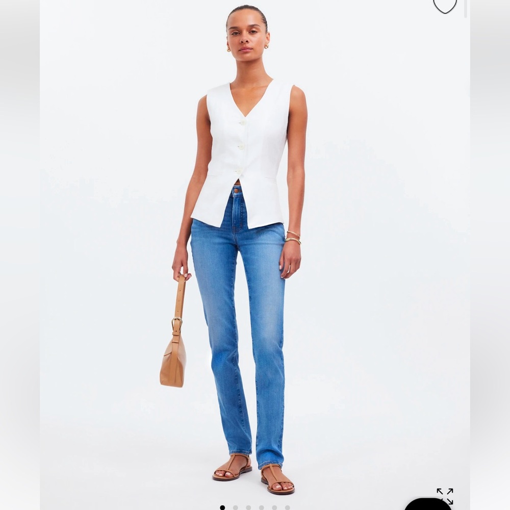 Madewell The Mid-Rise Perfect Vintage Blue jeans light wash size 27